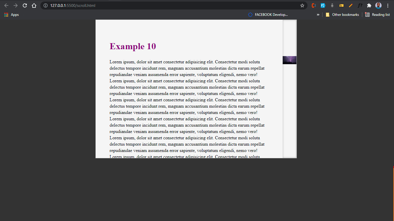 example 10 on browser