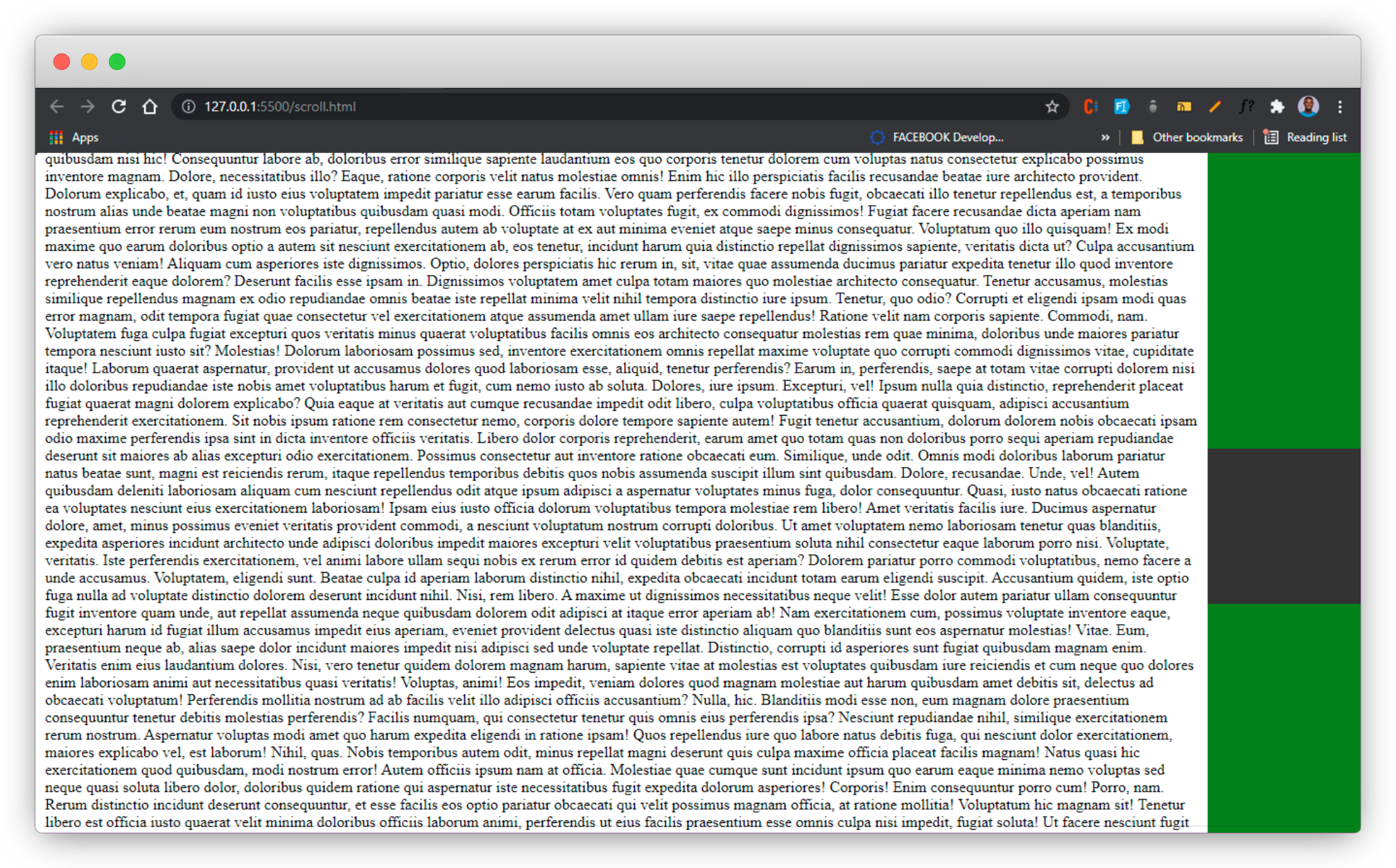 browser sample of the ::-webkit-scrollbar-track