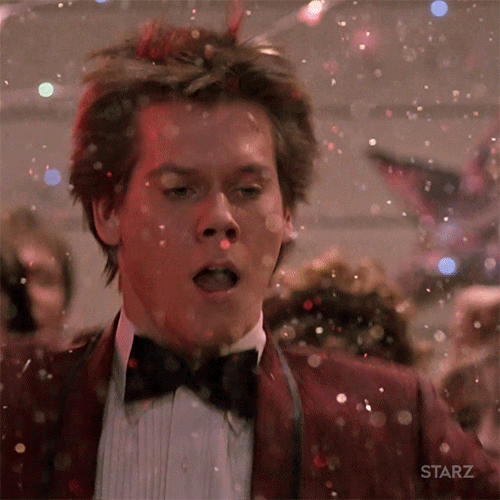 a guy dancing at a birthday party lol.gif