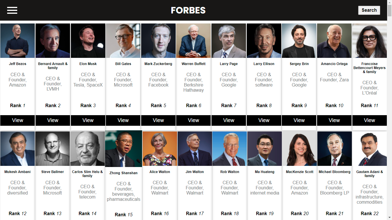 Walking you through how I build my Forbes website project